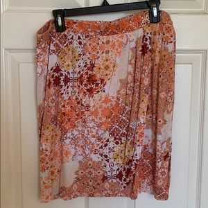 Elastic wrap pencil skirt